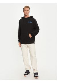 DC Shoes Bluza Transfer ADYSF03131 Czarny Regular Fit. Kolor: czarny. Materiał: bawełna #5