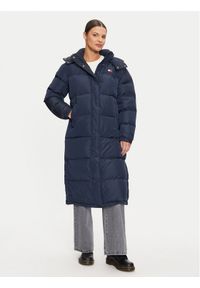 Tommy Jeans Płaszcz zimowy Alaska DW0DW18860 Granatowy Regular Fit. Kolor: niebieski. Materiał: syntetyk. Sezon: zima