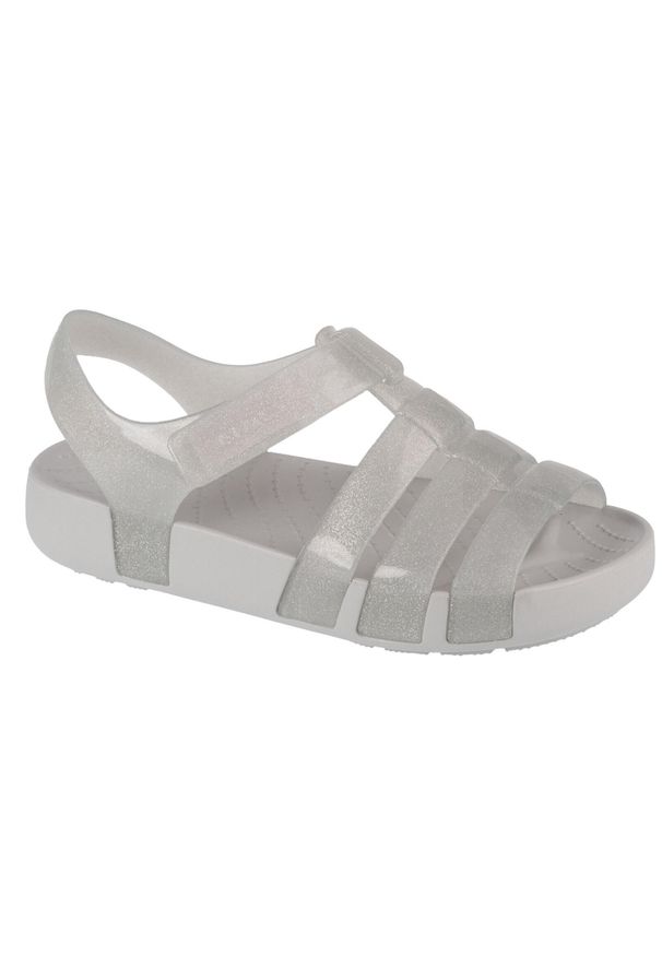 Buty do chodzenia niemowlęce Crocs 2098360IC. Zapięcie: rzepy. Kolor: szary. Materiał: materiał, syntetyk. Sport: turystyka piesza