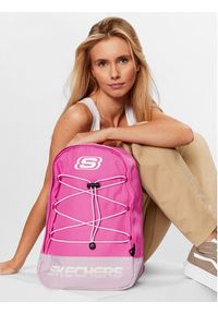 skechers - Skechers Plecak S1035.03 Różowy. Kolor: różowy. Materiał: materiał