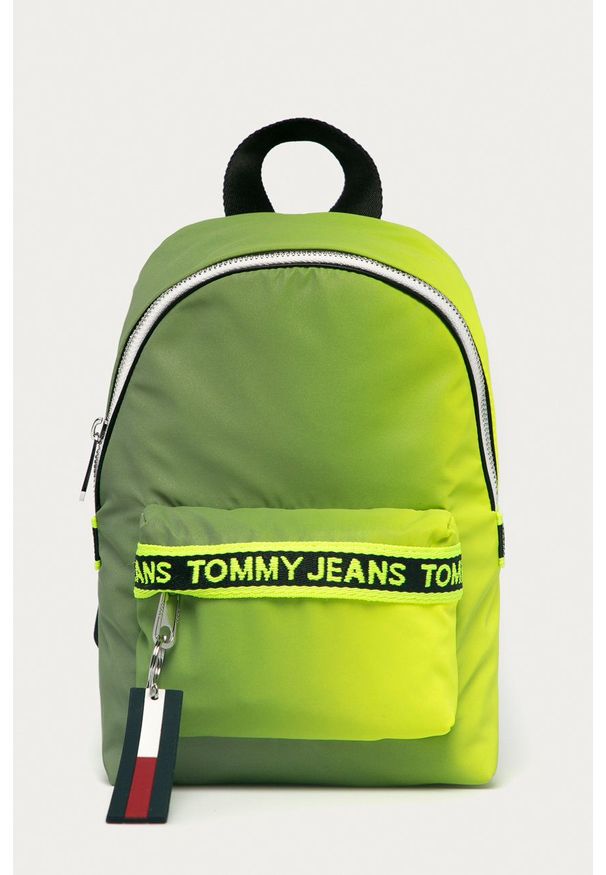 Tommy Jeans - Plecak. Kolor: zielony. Materiał: materiał