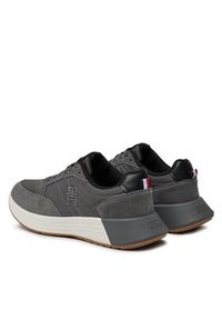 TOMMY HILFIGER - Tommy Hilfiger Sneakersy Classic Elevated Runner Mix FM0FM04876 Szary. Kolor: szary #4