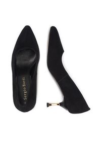 Sergio Bardi Czółenka WFA1935-1Z-SB Czarny. Kolor: czarny. Materiał: skóra, zamsz. Obcas: na szpilce #4