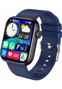 Smartwatch Gravity Zegarek damski SMARTWATCH GRAVITY GT3-5 black/d.blue - LIVIA. Rodzaj zegarka: smartwatch #1