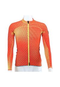 Bluza treningowa męska UYN Cross Country Spectre Winter. Kolor: pomarańczowy. Sport: fitness #1