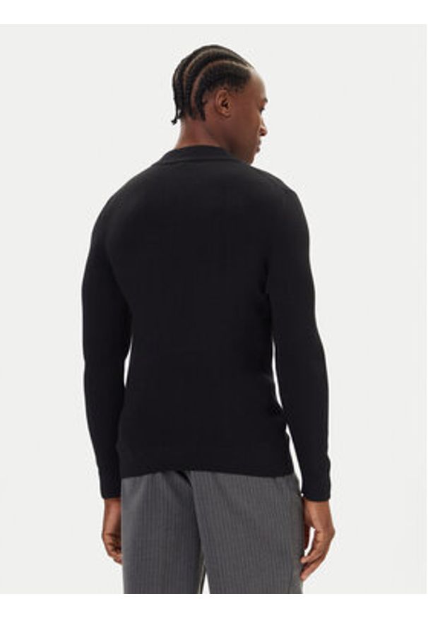 JOOP! Sweter 17 JK-12Donteo 30047344 Czarny Modern Fit. Kolor: czarny. Materiał: wełna