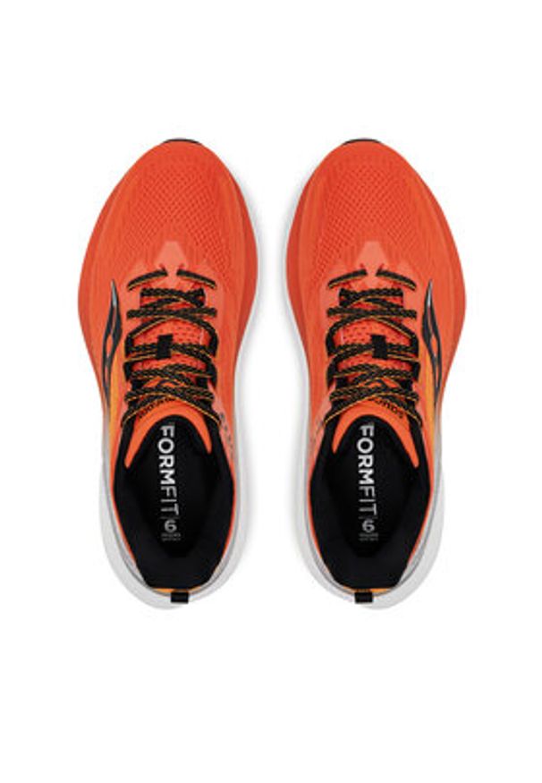 Saucony Buty do biegania Hurricane 24 S20933 Pomarańczowy. Kolor: pomarańczowy. Materiał: materiał