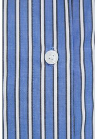 TOMMY HILFIGER - Tommy Hilfiger koszula bawełniana damska kolor niebieski relaxed z kołnierzykiem klasycznym. Typ kołnierza: kołnierzyk klasyczny. Kolor: niebieski. Materiał: bawełna. Długość: długie. Styl: klasyczny #5