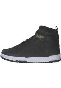 Buty do chodzenia damskie Puma Rbd Game JR. Wysokość cholewki: za kostkę. Zapięcie: sznurówki. Kolor: niebieski, żółty, wielokolorowy. Materiał: syntetyk, materiał. Szerokość cholewki: normalna. Sport: turystyka piesza
