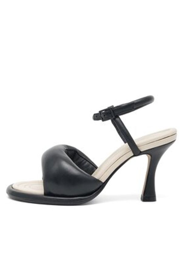 Gino Rossi Sandały SEWILLA-02 Czarny. Kolor: czarny. Materiał: skóra