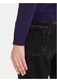 Tommy Jeans Golf Essential DW0DW21672 Fioletowy Regular Fit. Typ kołnierza: golf. Kolor: fioletowy. Materiał: bawełna #5