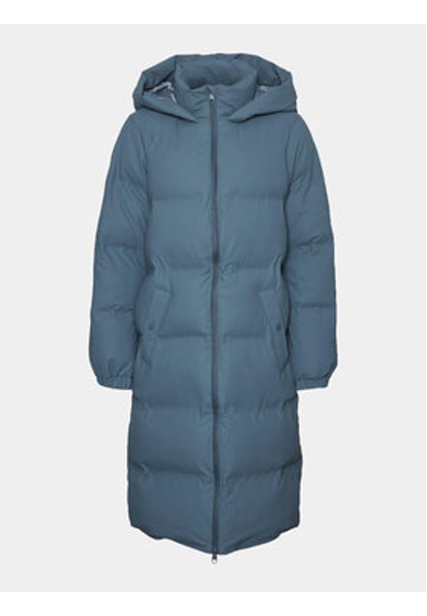Vero Moda Curve Kurtka zimowa 10297285 Niebieski Regular Fit. Kolor: niebieski. Materiał: syntetyk. Sezon: zima
