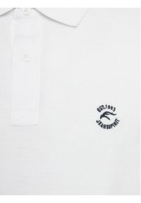 INDICODE Polo Wadim 40-913 Biały Slim Fit. Typ kołnierza: polo. Kolor: biały. Materiał: bawełna