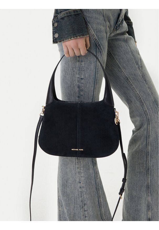 MICHAEL Michael Kors Torebka 30R6G0XL1S Czarny. Kolor: czarny. Materiał: zamszowe, skórzane