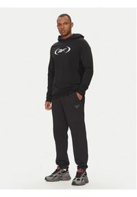 Reebok Bluza 100214852 Czarny Regular Fit. Kolor: czarny. Materiał: bawełna, syntetyk #3