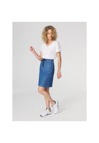 Spódnica damska TBS Mandynew. Kolor: niebieski. Materiał: jeans