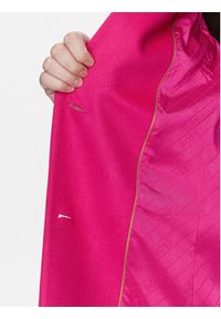 BOSS - Boss Płaszcz wełniany Catara 50501019 Różowy Slim Fit. Kolor: różowy. Materiał: wełna #5