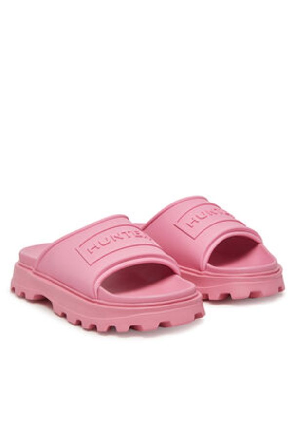 Hunter Klapki HFRU0007251 Różowy. Kolor: różowy. Materiał: syntetyk