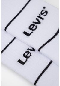 Levi's® - Levi's Skarpetki (2-pack) kolor biały. Kolor: biały
