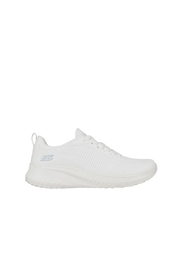 skechers - Buty na co dzień damskie SKECHERS BOBS SQUAD CHAOS - FACE OFF lekkie. Okazja: na co dzień. Kolor: biały, wielokolorowy, niebieski