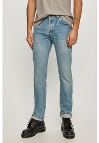 Levi's® - Levi's - Jeansy 501 00501.3108-MedIndigoF. Okazja: na spotkanie biznesowe. Kolor: niebieski. Styl: biznesowy #1