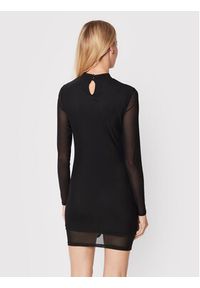 Glamorous Sukienka koktajlowa TM0609 Czarny Slim Fit. Kolor: czarny. Materiał: syntetyk. Styl: wizytowy