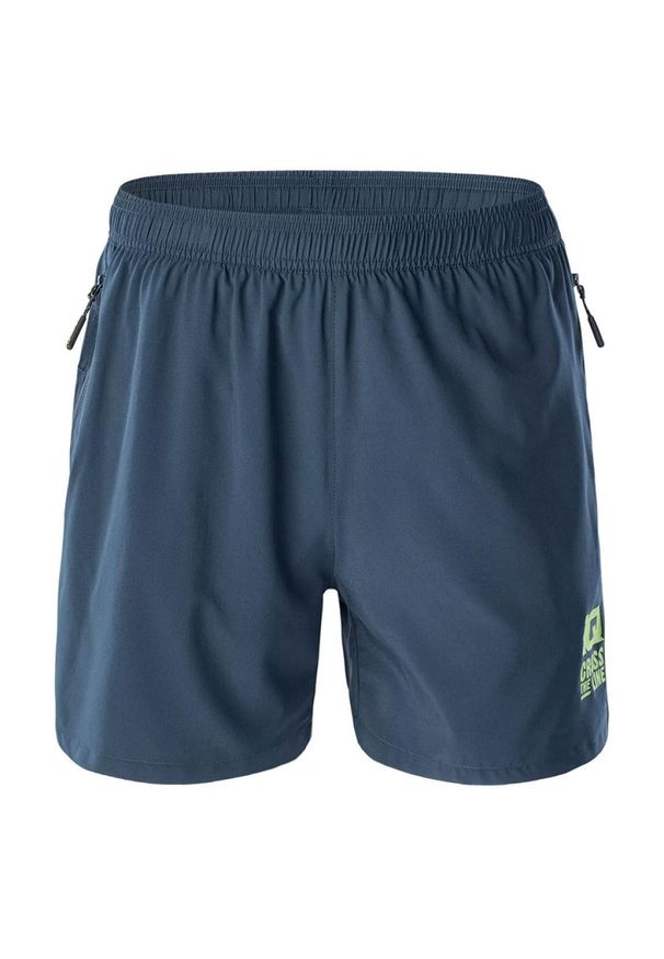 Spodenki męskie treningowe IQ Onre - niebieskie, Rozmiar S. Kolor: niebieski. Materiał: poliester, elastan, materiał. Sport: fitness