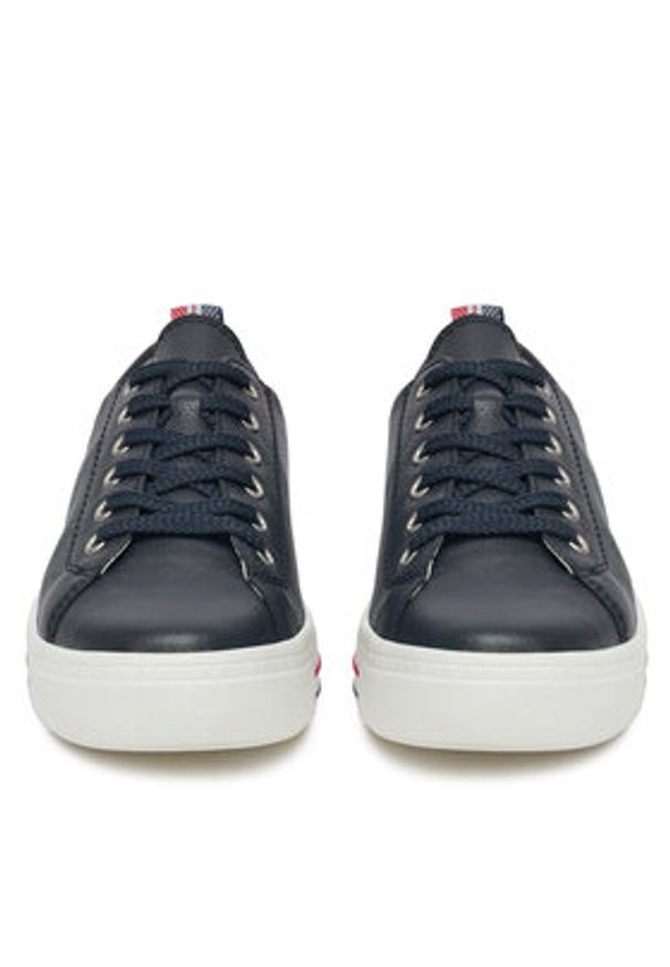 Remonte Sneakersy D0900-15 Granatowy. Kolor: niebieski. Materiał: skóra