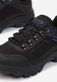 Born2be - Czarne Buty Sportowe Genael. Wysokość cholewki: przed kostkę. Nosek buta: okrągły. Zapięcie: sznurówki. Kolor: czarny. Materiał: guma, materiał. Szerokość cholewki: normalna #3