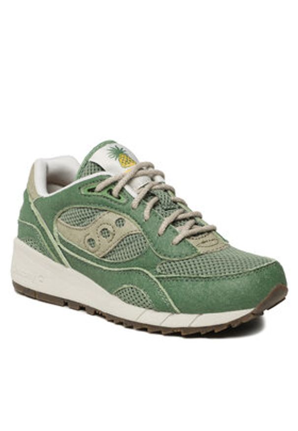 Saucony Sneakersy Shadow 6000 S70639 Zielony. Kolor: zielony. Materiał: materiał