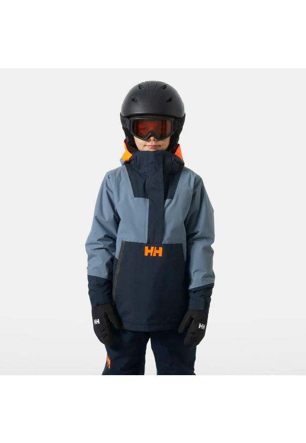 Kurtka narciarska 1/2 zipp dla dzieci Helly Hansen Ride. Kolor: niebieski. Sezon: zima. Sport: narciarstwo