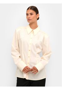 Karen by Simonsen Koszula Mae 10104796 Beżowy Regular Fit. Kolor: beżowy. Materiał: syntetyk