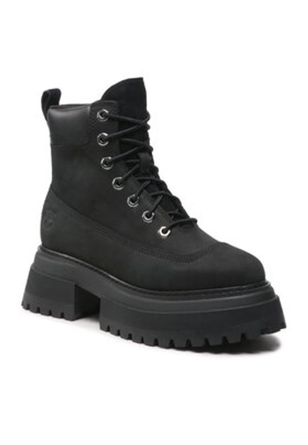 Timberland Trapery Timberland Sky TB0A428J0011 Czarny. Kolor: czarny. Materiał: nubuk, skóra