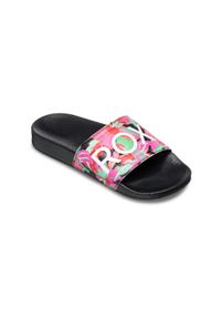 Roxy - Sandały dla Dziewczynki RG SLIPPY II Czarny. Kolor: wielokolorowy. Materiał: syntetyk. Sezon: lato