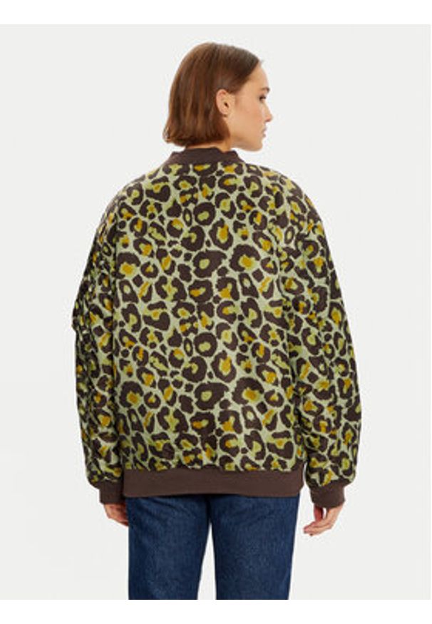 Alpha Industries Kurtka bomber 108010C Zielony Regular Fit. Kolor: zielony. Materiał: syntetyk