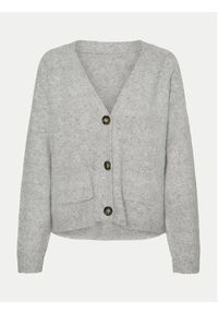 Vero Moda Kardigan Boom 10320457 Szary Loose Fit. Kolor: szary. Materiał: syntetyk #5