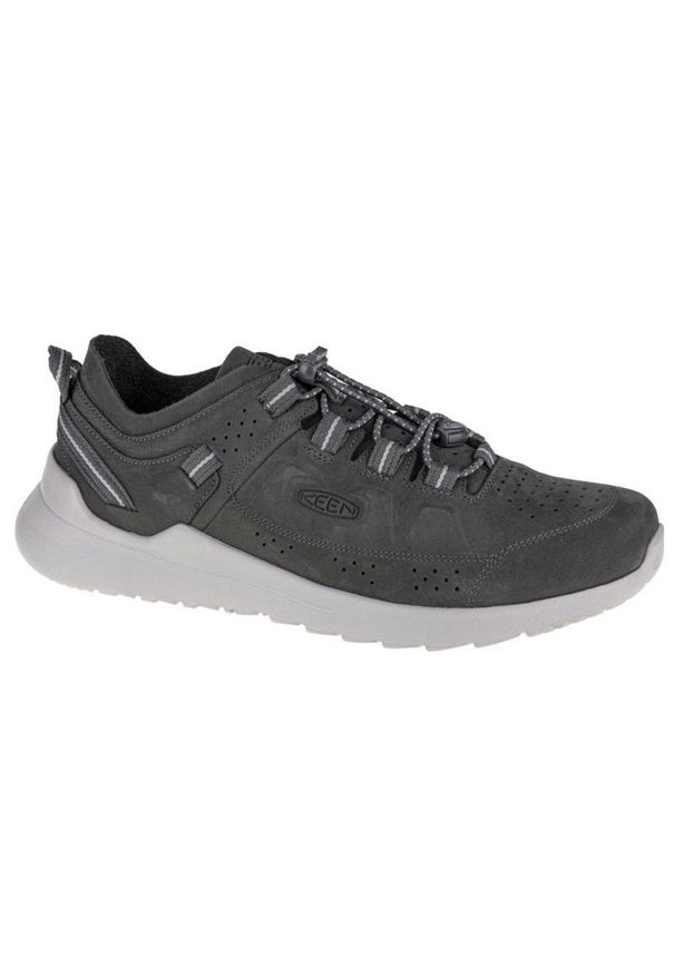 keen - Buty Keen Highland M 1025240 czarne. Okazja: na co dzień. Zapięcie: sznurówki. Kolor: czarny. Materiał: materiał. Szerokość cholewki: normalna