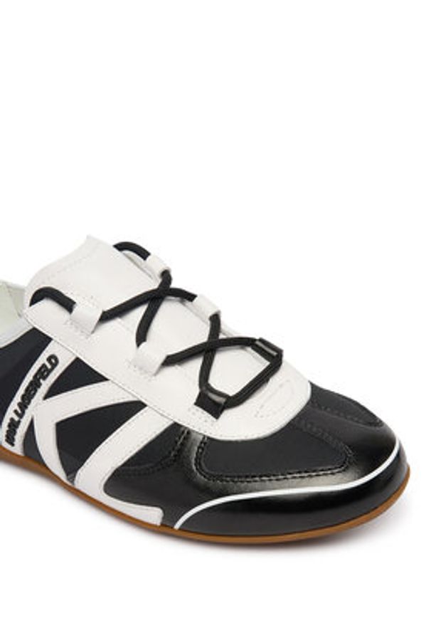 Karl Lagerfeld - KARL LAGERFELD Sneakersy Altia KL66126 Czarny. Kolor: czarny. Materiał: skóra
