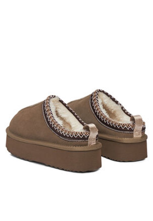 DeeZee Śniegowce 0B780P-P Khaki. Kolor: brązowy. Materiał: zamsz, skóra