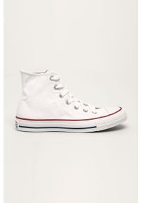 Converse - Trampki. Nosek buta: okrągły. Zapięcie: sznurówki. Kolor: biały. Materiał: syntetyk, materiał, guma. Szerokość cholewki: normalna. Obcas: na obcasie. Wysokość obcasa: niski #1