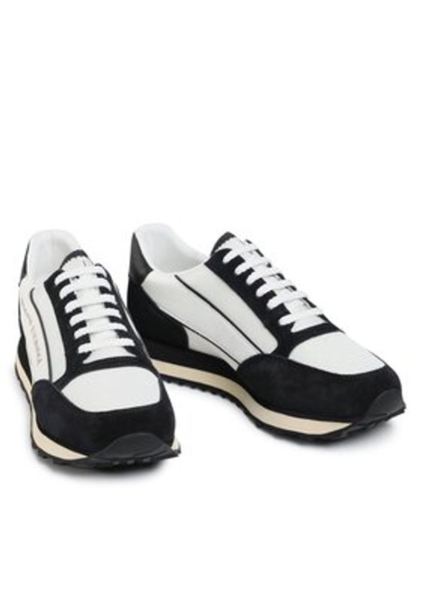 Armani Exchange Sneakersy XUX083 XV263 A001 Biały. Kolor: biały. Materiał: skóra, zamsz