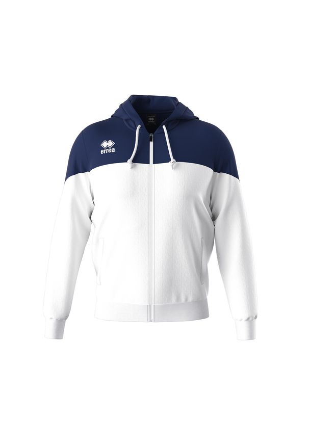 ERREA - Bluza z kapturem dla dzieci Errea Ben. Typ kołnierza: kaptur. Kolor: biały, niebieski, wielokolorowy. Materiał: poliester, bawełna