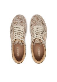 Guess Sneakersy FLJJZ2 FAL12 Złoty. Kolor: złoty. Materiał: materiał