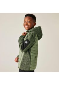 Regatta - Kurtka dziecięca hybrydowa Junior Newhill. Kolor: zielony. Materiał: puch. Styl: sportowy #2