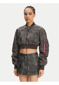 Alpha Industries Kurtka bomber MA-1 Vintage 156002 Szary Regular Fit. Kolor: szary. Materiał: syntetyk. Styl: vintage #1