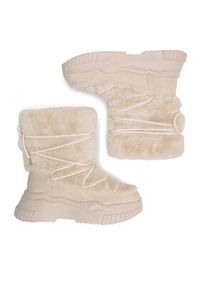 DeeZee Śniegowce NELA WS6009-01 Beżowy. Kolor: beżowy. Materiał: materiał #2