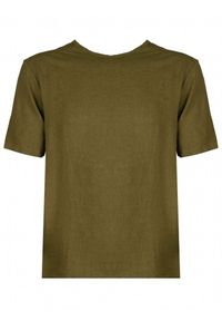 Xagon Man T-shirt "Oversize" | P2208 2V 566B0 | Mężczyzna | Wojskowa Zieleń. Materiał: bawełna, len. Styl: militarny #3