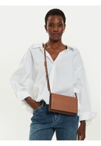 MICHAEL Michael Kors Torebka Jet Set 32S4GJ6C6L Brązowy. Kolor: brązowy. Materiał: skórzane #1