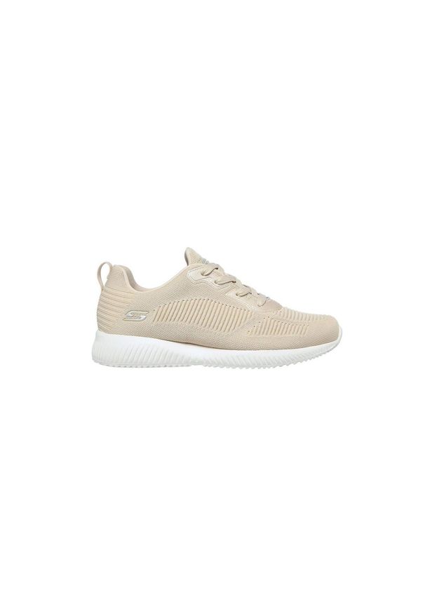 skechers - Buty damskie SKECHERS Bobs Sport Squad Tough Talk. Kolor: beżowy. Model: Skechers Sport