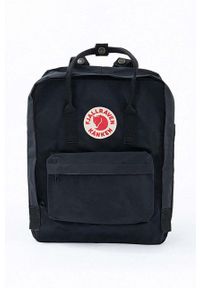 Fjällräven - Fjallraven plecak Kanken kolor czarny duży gładki F23510.550-550. Kolor: czarny. Wzór: gładki #1